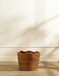 Tyna Rattan Laundry Basket -Home Decor Sale Lulu and Georgia TynaOvalLaundryBasket A0660712 819 Product