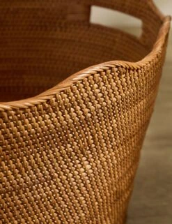 Tyna Rattan Laundry Basket -Home Decor Sale Lulu and Georgia TynaOvalLaundryBasket A0660712 821 Product