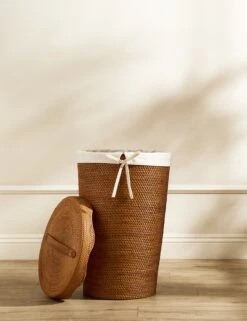 Tyna Rattan Lidded Hamper