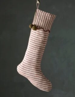 Lanie Linen Stocking By Sarah Sherman Samuel -Home Decor Sale Lulu and Georgia VillersCompoteBowls Setof2 A06586270327LanieLinenStockingbySarahShermanSamuel Russet A0659431