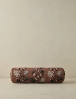 Vini Botanical Jacquard Bolster Pillow By Sarah Sherman Samuel