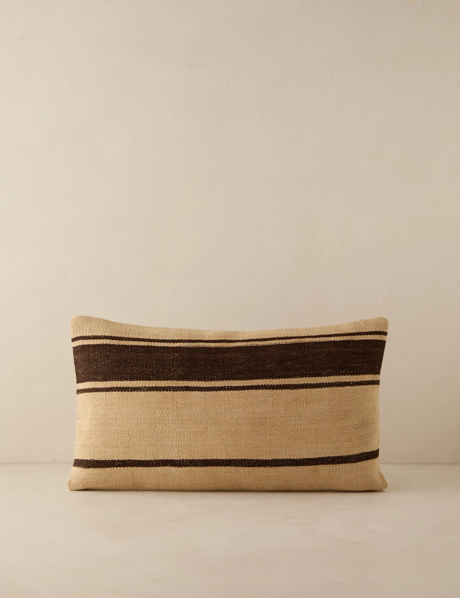 Vintage Lumbar Pillow No. 211, 12" X 20"
