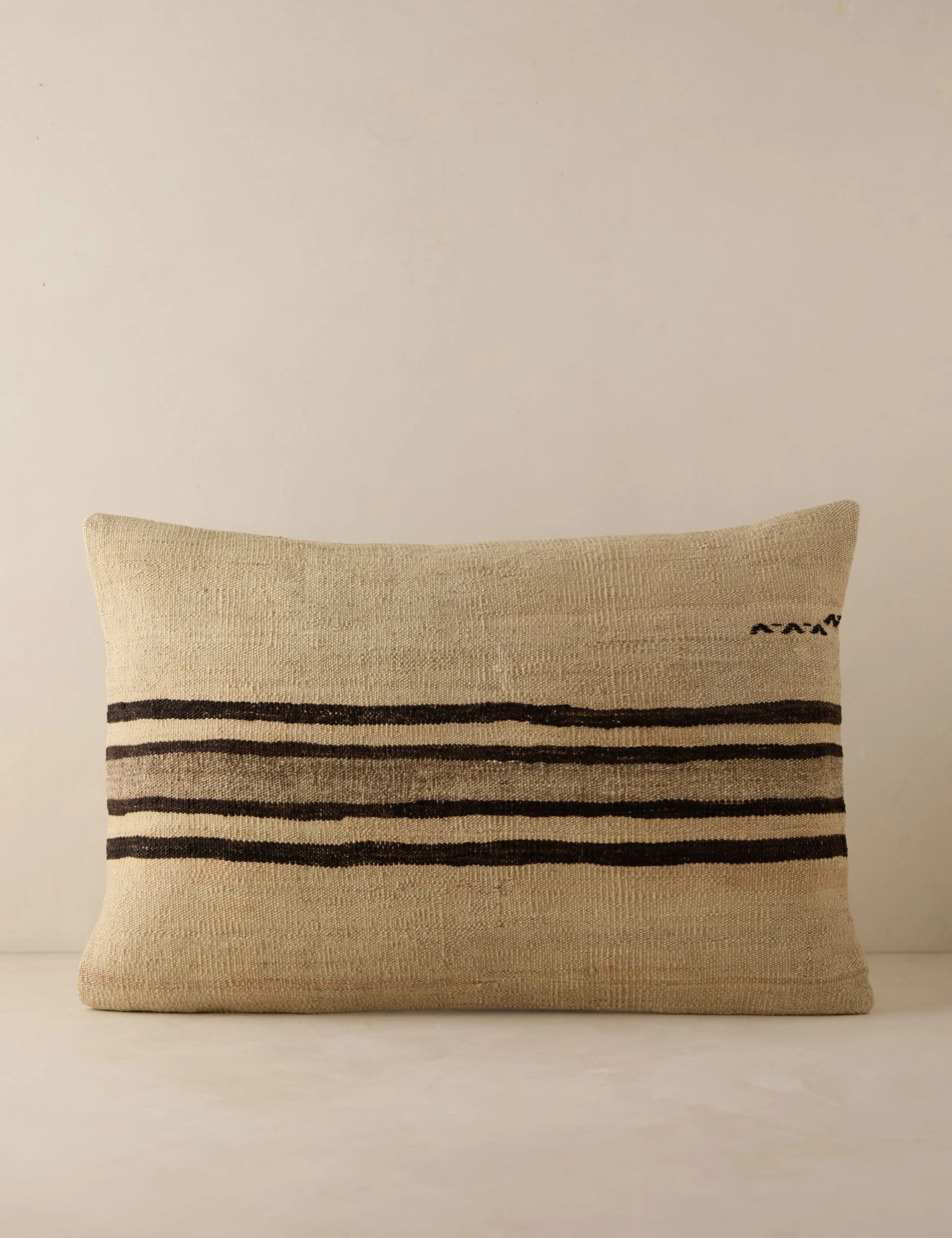 Vintage Lumbar Pillow No. 216, 16" X 24" 3 Vintage Lumbar Pillow No. 216, 16" X 24"