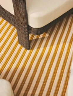Volante Indoor / Outdoor Rug 32 Volante Indoor / Outdoor Rug -Home Decor Sale Lulu and Georgia VolanteIndoor OutdoorRug Mustard 1636 Site Crop Lifestyle
