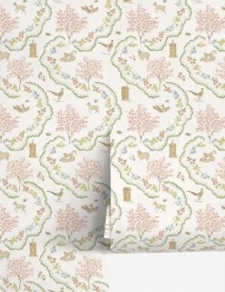 Wildflower Meadow Wallpaper By Sanderson -Home Decor Sale Lulu and Georgia WildflowerMeadow Pearl Sanderson Product