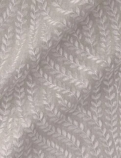 Willow Vine Embroidery Linen Fabric By Scalamandré -Home Decor Sale Lulu and Georgia WillowVineEmbroidery Flax L0484601 336 Product