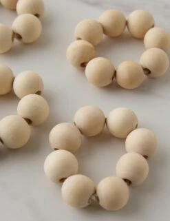 Wooden Napkin Rings (Set Of 4) By Tallo De Olivo -Home Decor Sale Lulu and Georgia WoodenNapkinRings Setof4 L0491801 374 Product