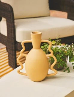 Zayden Vase -Home Decor Sale Lulu and Georgia ZaydenVase Wheat Site Crop Lifestyle