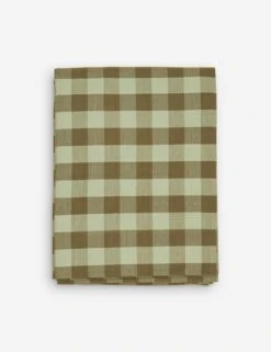 Gingham Shower Curtain By Hawkins New York -Home Decor Sale Lulu and Georgia essential gingham sage olive shower curtain folded HNY.600.50.060.380 clean Product