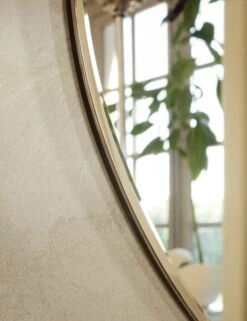 Pond Mirror By Ferm Living -Home Decor Sale Lulu and Georgia fermLIVING AW21 PondMirrorDarkChrome image lifestyle