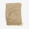 Simple Linen Throw By Hawkins New York -Home Decor Sale Lulu and Georgia simple linen throw flax HNY.300.30.003.900 clean Product