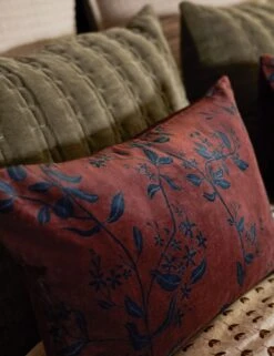 Carmine Velvet Pillow -Home Decor Sale Lulu and Georgia 9 PrimaryBedroom 0784 LIFESTYLE