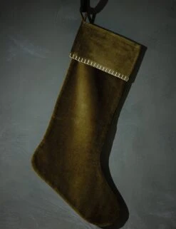 Caddie Velvet Stocking -Home Decor Sale LuluandGeorgia CaddieStocking Olive A0656518 308 Product Holiday 783d25f2 0177 48f3 ab6f 4185d275f37f
