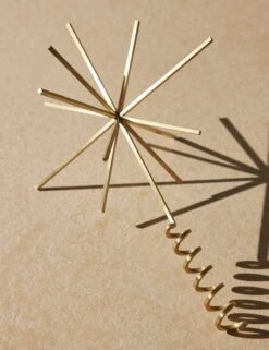 Brass Star Tree Topper By Ferm Living -Home Decor Sale LuluandGeorgia EiraWoodGarland A0656636 442 Product Holiday