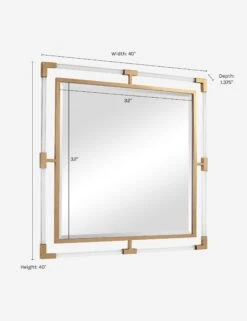 Hyperion Square Mirror -Home Decor Sale MIR 21699 09714 dims