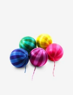 Cody Foster & Co Thread Ball Ornament, Large (Set Of 5, Assorted) -Home Decor Sale MO 4811 L