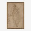 Female Figure With A Tibia Print By Raphael -Home Decor Sale MUSFEM1828BGO