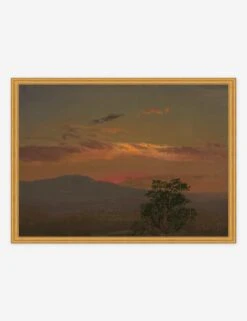 Landscape At Sunset, Hudson NY Print -Home Decor Sale MUSHUD4029GS
