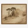 Landscape With Winding Road Print By Thomas Doughty 1 Landscape With Winding Road Print By Thomas Doughty -Home Decor Sale MUSWIN3024BGO