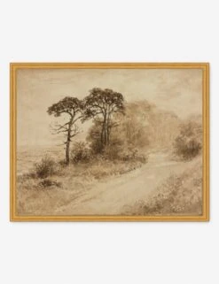 Landscape With Winding Road Print By Thomas Doughty -Home Decor Sale MUSWIN3024GS