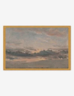 Yale, A Cloud Study, Sunset Print 7 Yale, A Cloud Study, Sunset Print -Home Decor Sale MUSYAL2416GS