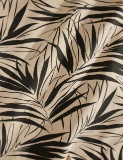 Majesty Palm Raw Canvas Fabric By Wallshoppe -Home Decor Sale MajestyPalmRawCanvasFabricbyWallshoppe Black L0474202 121 Product