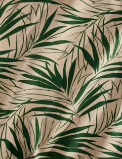 Majesty Palm Raw Canvas Fabric By Wallshoppe -Home Decor Sale MajestyPalmRawCanvasFabricbyWallshoppe Green L0474204 141 Product