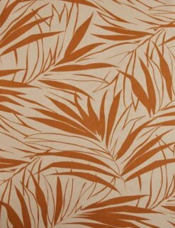Majesty Palm Raw Canvas Fabric By Wallshoppe -Home Decor Sale MajestyPalmRawCanvasFabricbyWallshoppe Terracotta L0474203 125 Product