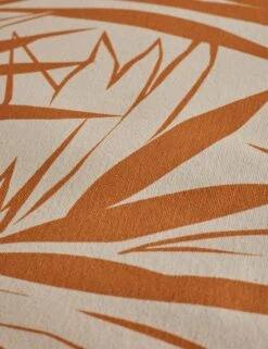 Majesty Palm Raw Canvas Fabric By Wallshoppe -Home Decor Sale MajestyPalmRawCanvasFabricbyWallshoppe Terracotta L0474203 127 Product