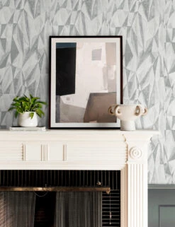 Covet Wallpaper By Kelly Wearstler -Home Decor Sale MantleVignette 11553GWP 3718 111 NEW