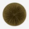 Monroe Velvet Round Pillow -Home Decor Sale MonroeVelvetRoundPillow Olive A0656097 2904