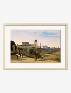 Monte Pincio, Rome Print By Jean-Baptiste-Camille Corot -Home Decor Sale MontePincio RomeNaturalmatted