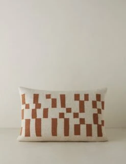 Mosaic Embroidered Pillow By Élan Byrd