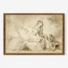 Oh! IF Only He Were As Faithful To Me Wall Art By Jean-Honoré Fragonard, Original Work Held By The J. Paul Getty Museum -Home Decor Sale Oh IfOnlyHeWereasFaithfultoMeBronzeGoldFrame