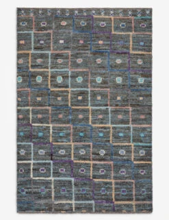 One-of-A-Kind Moroccan-Style Hand-Knotted Wool Rug No. 4, 4' X 6'