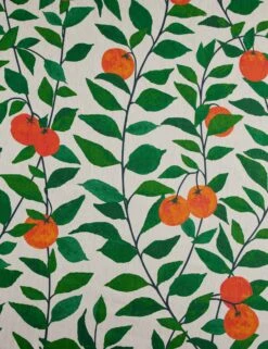 Orange Crush Natural On Linen By Nathan Turner -Home Decor Sale OrangeCrushLinenFabricbyNathanTurner Orange L0474197 56 Product