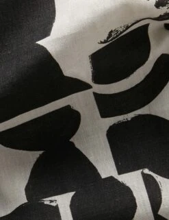 Organic Shapes Linen Fabric By Sarah Sherman Samuel -Home Decor Sale OrganicShapesLinenFabric BlackandIvorybySarahShermanSamuel L04698561314 Product