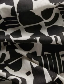 Organic Shapes Linen Fabric By Sarah Sherman Samuel -Home Decor Sale OrganicShapesLinenFabric BlackandIvorybySarahShermanSamuel L04698561315 Product