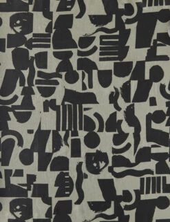 Organic Shapes Linen Fabric By Sarah Sherman Samuel -Home Decor Sale OrganicShapesLinenFabric KhakiandBlackbySarahShermanSamuel L04698581295 Product 2ce6254f 575c 4876 a9aa f1d5c8d020dd