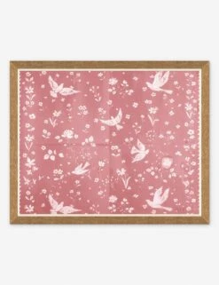 Birds And Flowers Print By Paule Marrot -Home Decor Sale PM LULU 23 0069B Product