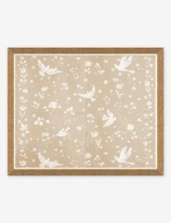 Birds And Flowers Print By Paule Marrot -Home Decor Sale PM LULU 23 0069D Product