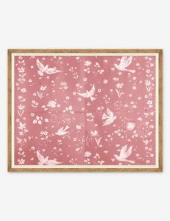Birds And Flowers Print By Paule Marrot -Home Decor Sale PM LULU 23 0070B Product
