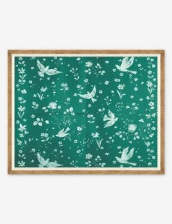 Birds And Flowers Print By Paule Marrot -Home Decor Sale PM LULU 23 0070C Product