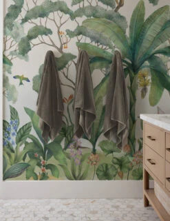 Jungle Wallpaper Mural 15 Jungle Wallpaper Mural -Home Decor Sale PSW1103RLBathroomVignette 5152 JungleWallpaper SITECROP 07400307 8fcb 4a8b a368 03dc35a06915