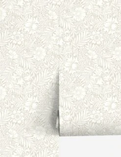 Modern Acanthus Peel + Stick Wallpaper By Erin & Ben Co. -Home Decor Sale PSW1445RL