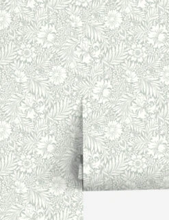 Modern Acanthus Peel + Stick Wallpaper By Erin & Ben Co. -Home Decor Sale PSW1446RL