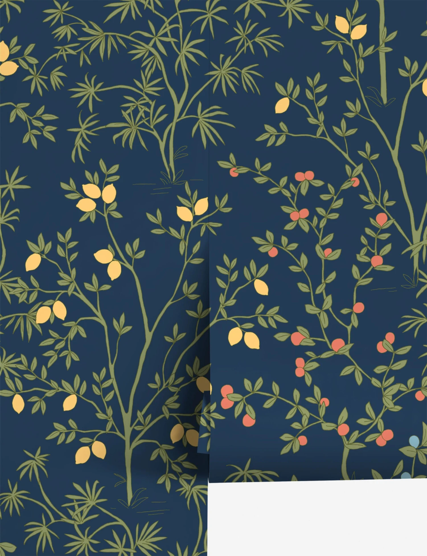 Lemon Grove Peel + Stick Wallpaper By Erin & Ben Co. 4 Lemon Grove Peel + Stick Wallpaper By Erin & Ben Co. - Image 2