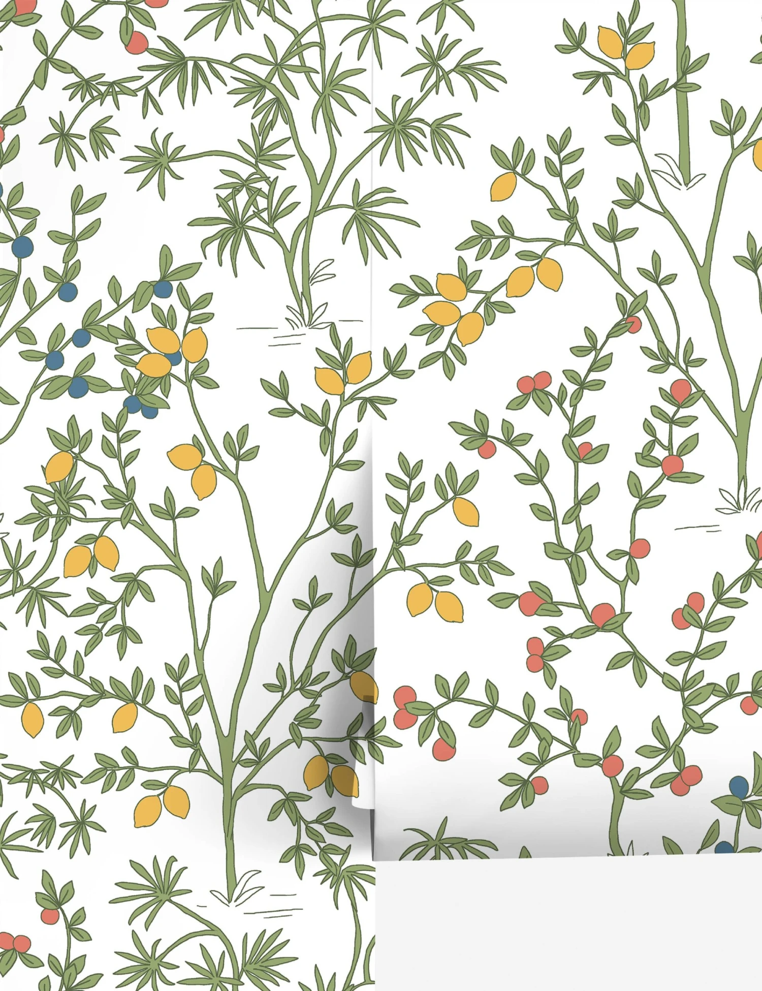 Lemon Grove Peel + Stick Wallpaper By Erin & Ben Co. 5 Lemon Grove Peel + Stick Wallpaper By Erin & Ben Co. - Image 3