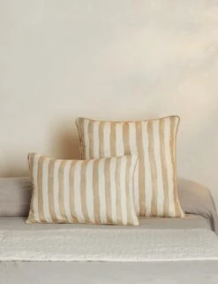 Painterly Stripe Linen Pillow By Sarah Sherman Samuel -Home Decor Sale PainterlyStripeLinenPillow NaturalandIvorybySarahShermanSamuel A0656007B 2203 StudioLifestyle cea1a8f8 b8da 4f18 ae38 4056217f8d22