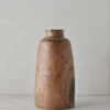 Feeney Vase 2 Feeney Vase -Home Decor Sale PaulowniaWoodVase WalnutStainedFinish Tall 0058
